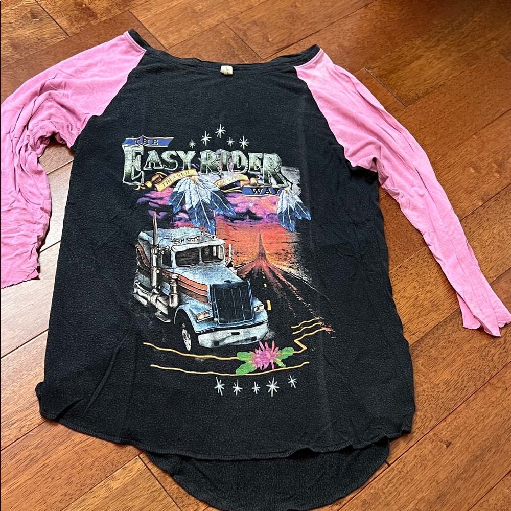 VINTAGE Spell Easy Rider Baseball Tee excellent preloved condition